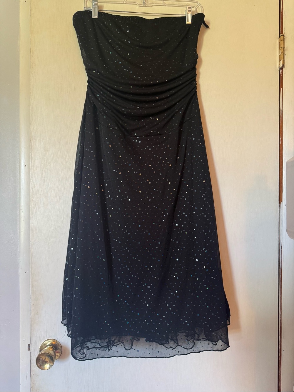 Torrid strapless sequin dress